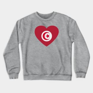 I Love Turkey // Heart-Shaped Turkish Flag Crewneck Sweatshirt